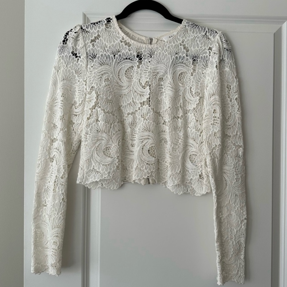 ALC Lace Crop Shirt